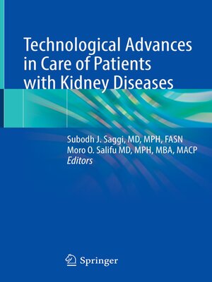 cover image of Technological Advances in Care of Patients with Kidney Diseases